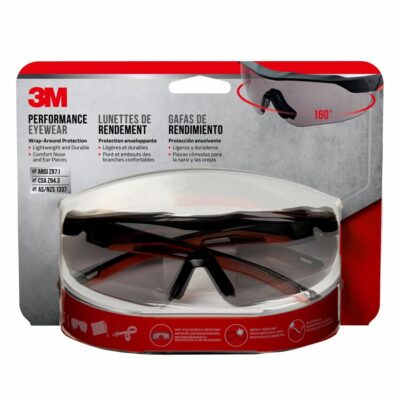 Parte de nuestra serie Gafas de Desempeño, la 3M™ Gafas de Protección con diseño envolvente ofrece una excelente protección en un perfil moderno.